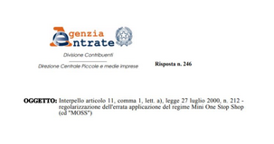 IVA Moss, come rimediare agli errori