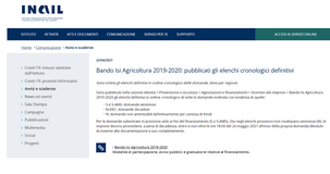 Bando ISI Agricoltura 2019-2020, elenchi definitivi: scadenza 24 maggio per le nuove ammesse 