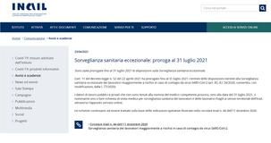 Lavoratori fragili, sorveglianza sanitaria eccezionale fino al 31 luglio