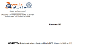 Gratuito patrocinio: le somme che rientrano nel calcolo del limite di reddito