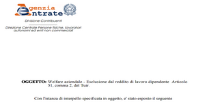 Welfare aziendale, le borse di studio sono imponibili e senza esenzione