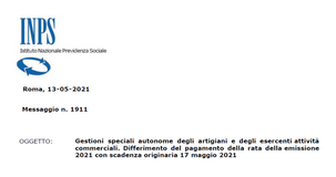 Proroga contributi artigiani e commercianti, scadenza rinviata al 20 agosto 2021