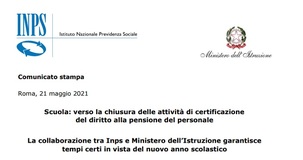 Pensioni 2021, dall'INPS la notizia di 42.204 nuovi posti nella scuola tra docenti, ATA e dirigenti
