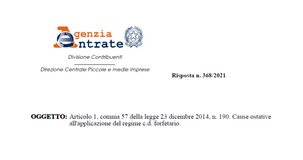 Regime forfettario, dimissioni e preavviso: il termine per le cause ostative