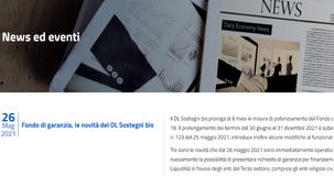 Fondo Garanzia PMI: le novità del DL Sostegni bis già operative