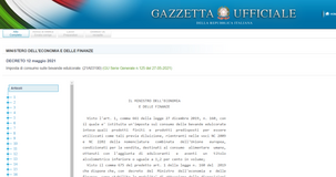 Sugar tax, decreto MEF in Gazzetta Ufficiale: chi paga e chi no