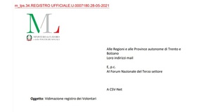 Registro dei volontari, resta in vigore l'obbligo di vidimazione? 