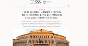 Dichiarazione dei redditi 2021, scadenza per i contributi a fondo perduto da prorogare 