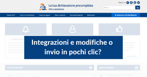 Modello 730/2021 precompilato: integrazione e modifica dei dati o invio con pochi clic? - Sondaggio
