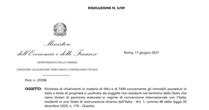 IMU e TARI 2021, sconto residenti all'estero: requisiti stringenti per i pensionati
