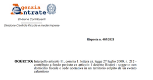 Contributi a fondo perduto, pagamento automatico anche senza calo di fatturato: ok ai vecchi requisiti