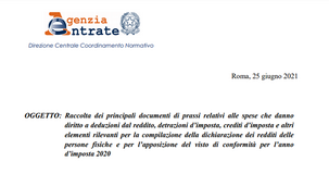Dichiarazione dei redditi 2021, circolare dell'Agenzia delle Entrate sulle detrazioni: focus su tracciabilità