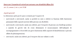 Detrazione auto disabili, i chiarimenti delle Entrate sull'agevolazione