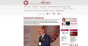 Proroga imposte sui redditi 2021, INT: ora approvare gli emendamenti al DL Sostegni bis