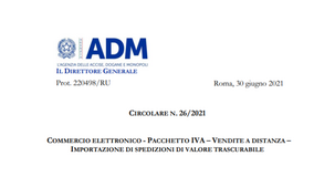 IVA e-commerce, le istruzioni delle Dogane per le vendite di valore trascurabile