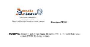 Contributi a fondo perduto, nel calcolo anche le fatture fuori campo IVA