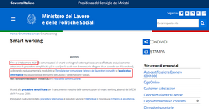 Comunicazione smart working semplificato, no alla PEC: solo con piattaforma del Ministero
