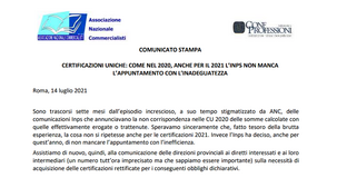 Dichiarazione dei redditi da rifare a causa di errori nella Certificazione Unica INPS 2021? L'allarme ANC 