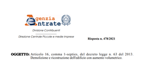 Sismabonus acquisti, l'agevolazione per ricostruzione in altro luogo