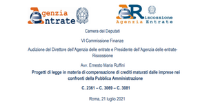 Compensazione crediti con PA: il parere dell'Agenzia delle Entrate