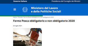 Indennità fermo pesca: al via il pagamento per le sospensioni del 2020