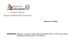 Regime forfettario: se i compensi sono prodotti in Italia, via libera anche ai non residenti 