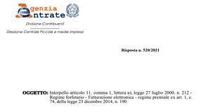 Fattura elettronica forfettari, la tardiva emissione non mina il regime premiale