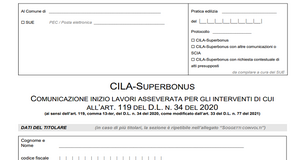 Superbonus, CILA semplificata dal 5 agosto 2021: novità e cosa cambia