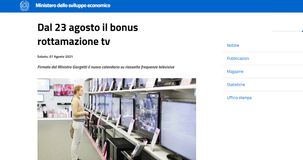 Bonus TV 2021: ecco il modulo 