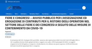 Domanda contributi a fondo perduto fiere e congressi: scadenza prorogata al 17 settembre