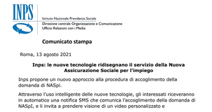 Naspi 2021, quando arriva la disoccupazione? Quanto spetta? Risponde l'INPS con una video guida
