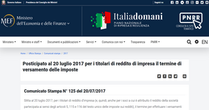 Proroga scadenze imposte 2017: ecco il nuovo calendario