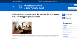 Riforma politiche attive: in arrivo il programma GOL con 4,9 miliardi per il reinserimento lavorativo