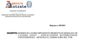 Smart working in Italia del distaccato all'estero: quando applicare la retribuzione convenzionale?