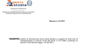 Bonus ristrutturazione, ecobonus e cambio destinazione d'uso: quando si perde la detrazione