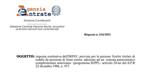 Pensione complementare in anticipo: via libera alle agevolazioni fiscali per chi trasferisce la residenza in Italia 