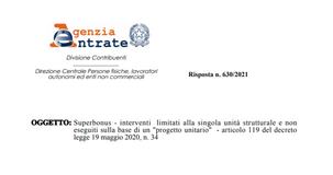 Superbonus 110, interventi antisismici: agevolazione solo con ok del professionista
