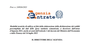 Dichiarazione dei redditi precompilata: nuovi soggetti comunicano le spese sanitarie 2021