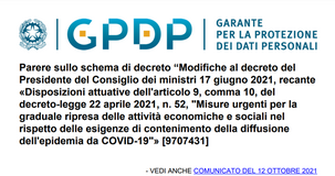 Controllo Green Pass a lavoro, dal Garante Privacy l'ok a modalità alternative all'app VerificaC19