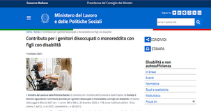 Figli disabili, in arrivo l'assegno per i genitori disoccupati o monoreddito dal 2022