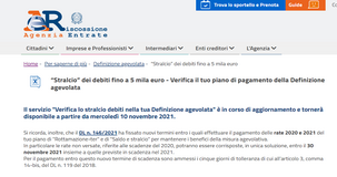 Stralcio delle cartelle, rate della pace fiscale con verifica dal 10 novembre 2021 