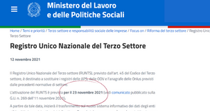 Istituzione del RUNTS: cosa cambia per le ONLUS