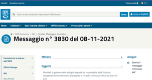 DURC online, le istruzioni per le deleghe della Stazione Appaltante