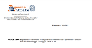 Superbonus, novità sui limiti: le pertinenze non contano, l'Agenzia delle Entrate ci ripensa