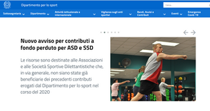 Contributi a fondo perduto ASD e SSD 2021, domanda con scadenza ravvicinata: si parte dal bonus affitto