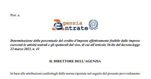 Bonus teatro 2021 in versione light: credito d'imposta scende al 4,18 per cento dell'importo richiesto