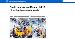 Fondo imprese in difficoltà: dal 13 dicembre Invitalia riapre la domanda