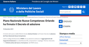 Piano Nuove Competenze: dal fondo al programma GOL, cosa prevede la missione del PNRR