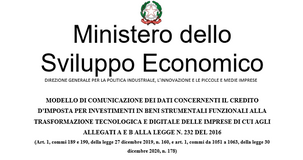 Beni strumentali 4.0, comunicazione MISE in scadenza il 31 dicembre 2021: invio obbligatorio? 