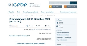 Green Pass, ok del Garante della Privacy alla revoca in caso di contagio